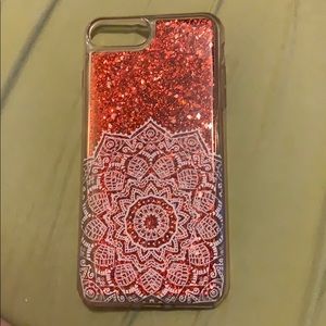 Clear liquid iPhone 6/7/8 plus case